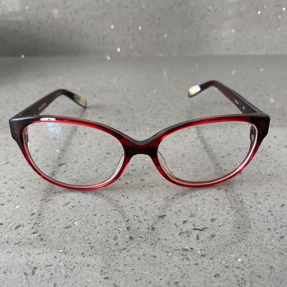 DAN DEUTSCH Optical Outlook Elvira 48 Eyeglasses Frames ONLY 53-15-135 Red - Picture 3 of 9